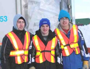Youth-collecting-styrofoam-during-the-Christmas-tree-chipping-event