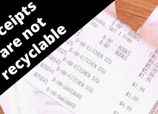 photo of receipts