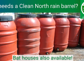 photo of rain barrels