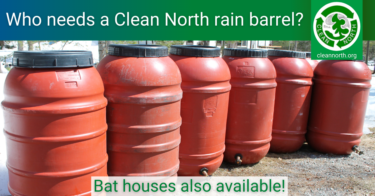 photo of rain barrels