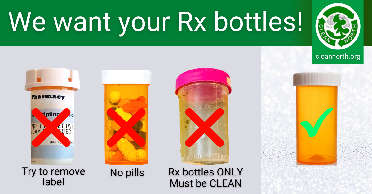 Prescription Bottles Upcycled, Plastic Medicine Bottles, Empty Pill Bottles  