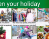 Photos showing ways to be green over the holidays