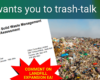 photos of landfill and EA report cover